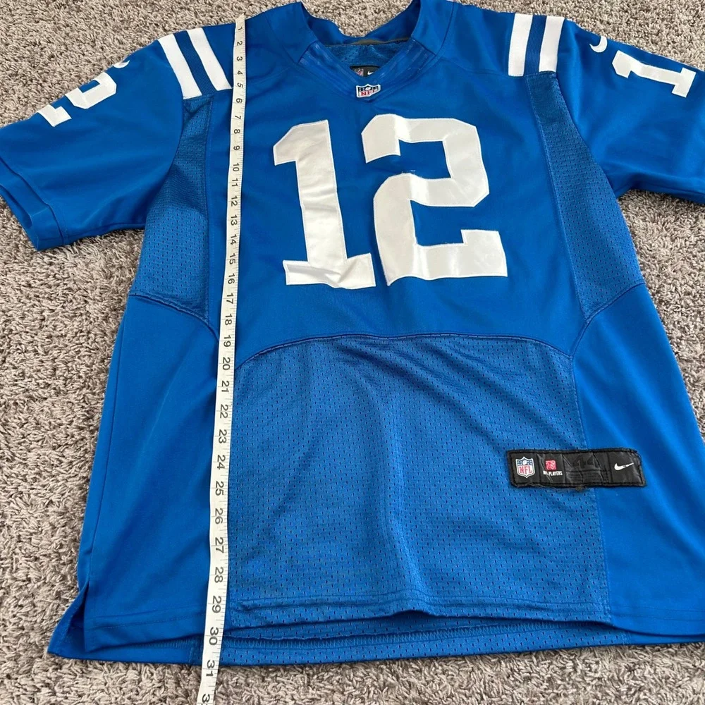 Indianapolis Colts Andrew‎ Luck 12 NFL Football Jersey Nike Men's Size 44